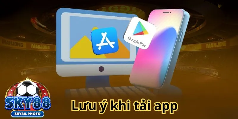 Điều cần chú ý khi tải và cài đặt app Sky88